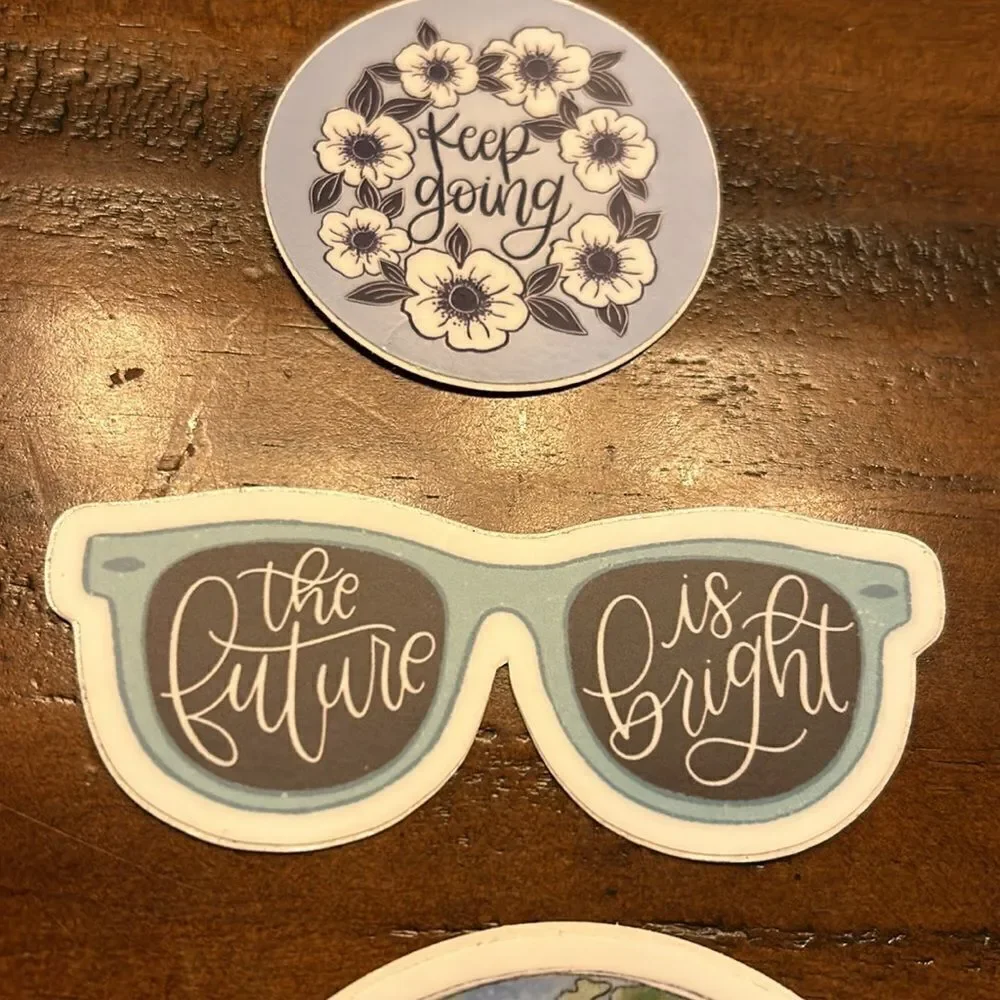 Stickers 10 all new for water bottle or cover agendas